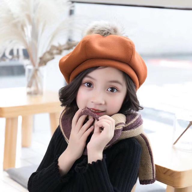 ポイント増量中 即納 送料無料 ボンボン ベレー帽 全５色 ５４ｃｍ 女の子 帽子 ぼうし 子供用 無地 通気性 春 夏 秋 の通販はau Pay マーケット 子供服プディカ