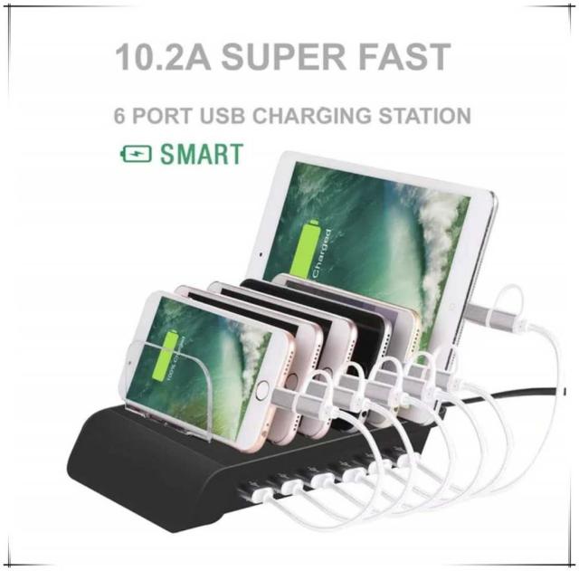 急速充電器 充電スタンド 充電器 Usb充電ステーション Usb急速充電器 6ポート 6つusbポート Usb充電器 Usb充電スタンド 収納充電 Iphone の通販はau Pay マーケット M Name