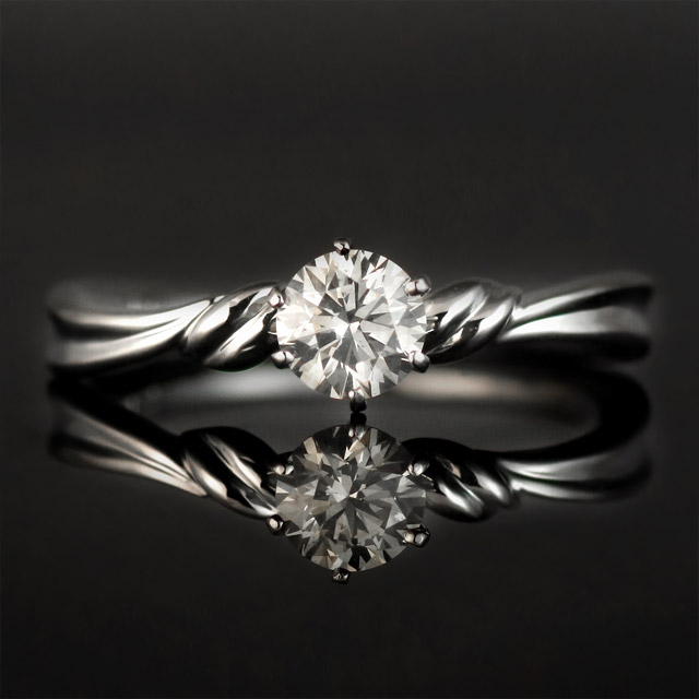 プレゼント　当店1番人気商品 婚約指輪 鑑別書付き 0.3ct プラチナ900 エンゲージリング 刻印無料 プロポーズ　ダイヤモンド_5