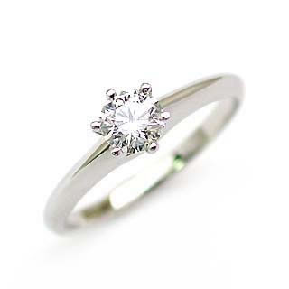 AneCan掲載 Brand アニーベル Pt ダイヤモンドデザインリング 婚約指輪・エンゲージリング ソリティア 一粒の通販は