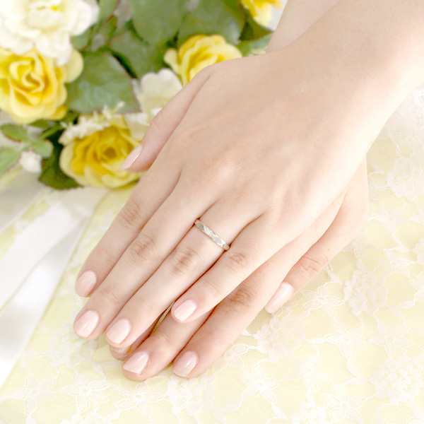 結婚指輪 マリッジリング ペアリング ダイヤモンド プラチナ K18ピンク 