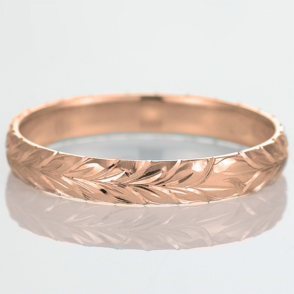 ハワイアンジュエリー メンズ リング 人気 ピンクゴールド 18金 K18 18k 幅約5mm 指輪 ファッション デザイン マイレの通販はau Pay マーケット Suehiro