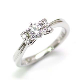 AneCan掲載 Brand アニーベル Pt ダイヤモンドデザインリング 婚約指輪・エンゲージリング メレの通販は