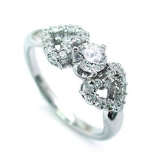 Brand アニーベル Pt ダイヤモンドデザインリング 婚約指輪・エンゲージリング の通販は