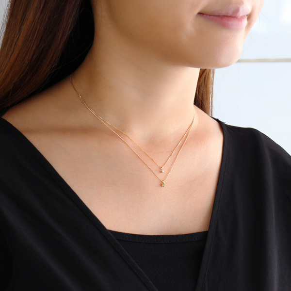 メンズ ネックレス ペリドット ネックレス 8月 誕生石 ネックレス イエローゴールドの通販はau Pay マーケット Suehiro