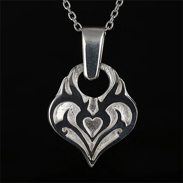 メンズ ネックレス シルバーアクセサリー シルバー ハート ペンダント チェーン 人気 男性用 送料無料 の通販はau Pay マーケット Suehiro