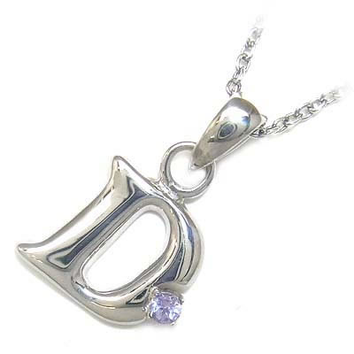 イニシャル 「D」イニシャルモチーフ12月誕生石 タンザナイトペンダントネックレスCanCam掲載 の通販は 8,624円