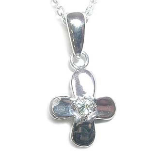 6月誕生石 ムーンストーンペンダントネックレス フラワーモチーフ の通販は