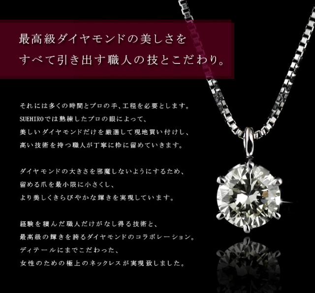 母の日 ダイヤモンド ネックレス 0.3カラット プラチナ900 送料無料 