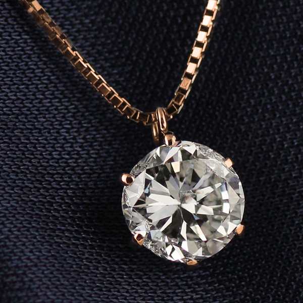 ネックレス 一粒 ダイヤモンド ネックレス ゴールド ダイヤモンドネックレス ダイヤモンド ダイヤ 1カラットの通販はau Pay マーケット Suehiro