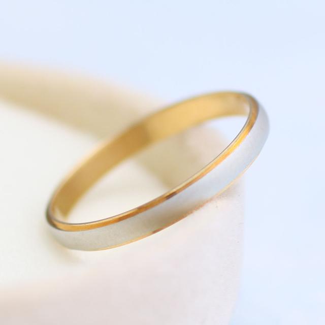 ペアリング 2本セット シンプルが好きな二人に 結婚指輪 マリッジリング プラチナ ゴールド レディース メンズ プレゼント_4