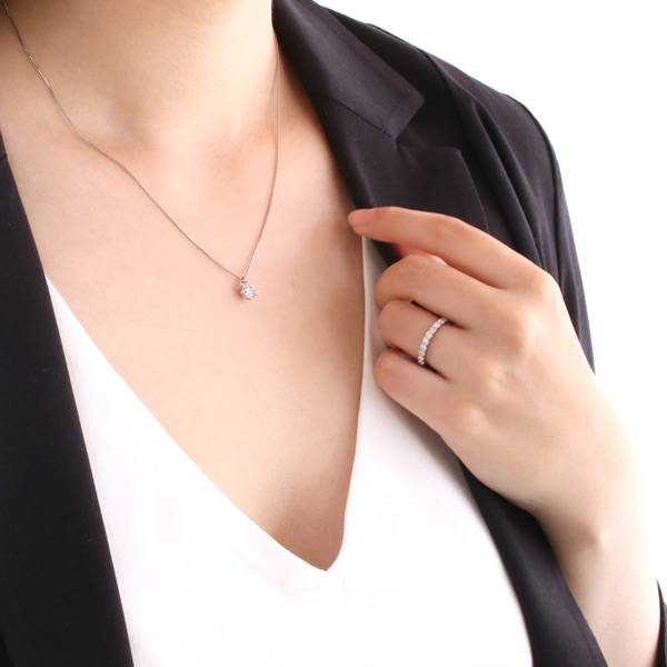 ダイヤ エタニティ リング 0.5ct プラチナ900 ハーフ エタニティ エタニティリング Diamond Eternity_3