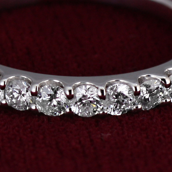 ダイヤ エタニティ リング 0.5ct プラチナ900 ハーフ エタニティ エタニティリング Diamond Eternity_7