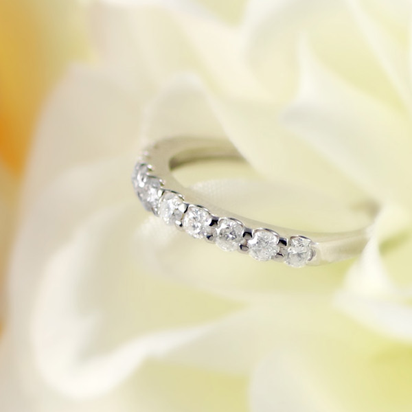 ダイヤ エタニティ リング 0.5ct プラチナ900 ハーフ エタニティ エタニティリング Diamond Eternity_8