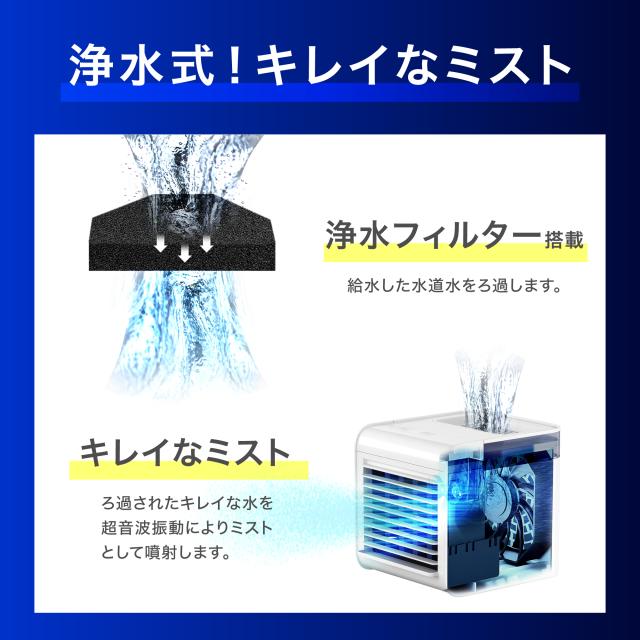 冷風機❣️冷風扇 デュアルファン設計 超音波ミスト 熱中症対策 スポットクーラー 冷風機❣️冷風扇 デュアルファン設計 超音波ミスト 熱中症対策