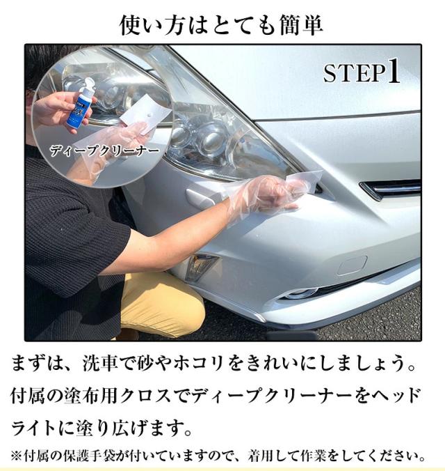 Loox ルックス ヘッドライト クリア プロテクト コーティング 車 コーティング剤 ヘッドライトコーティング ヘッドライトクリーナーの通販はau Pay マーケット Waoショップ