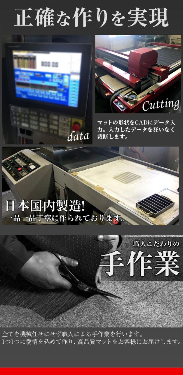 マツダ CX-5 専用 フロアマット 全座席対応 | MAZDA シーエックスファイブ マット 日本製 専用設計 専用マット アクセサリー ズレ防止 高級感 内装 フィット ドレスアップ おしゃれ ブラック グレー ドット柄_12