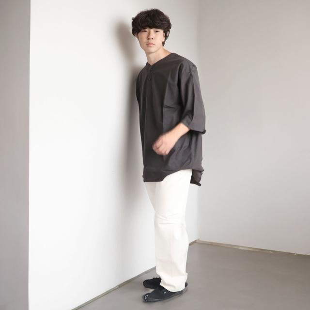 トラウザーデニムパンツ amne アンヌ イズタイディジーンズ ルーズ