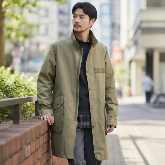 Audience オーディエンス 綿ナイロン 高密度ポプリン M-90 スタンド