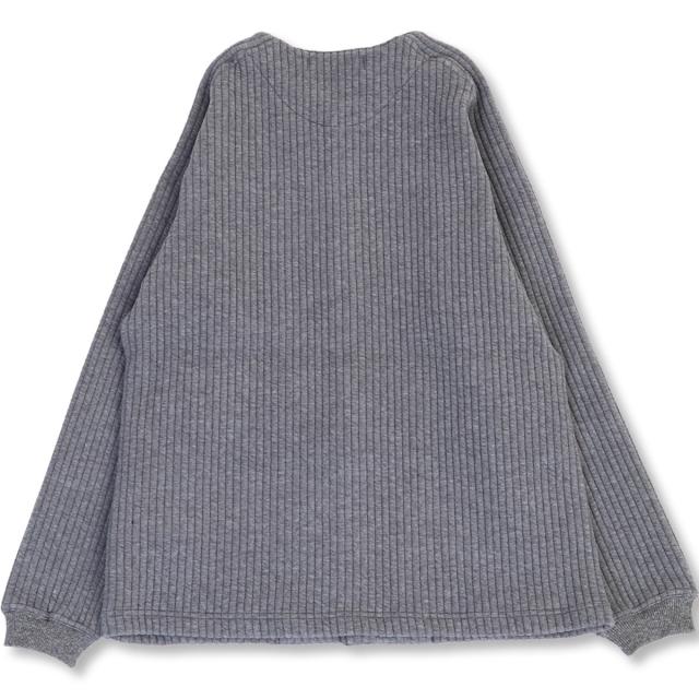 オーディエンス 「尾州」コットンキルトノーカラースナップジャケット カーディガン Upscape Audience ( AUD7330 )  ( AUD7270 ) アウター カーデ アップスケープオーディエンス 日本製 無地 メンズ audience トップス おしゃれ アーベン_10