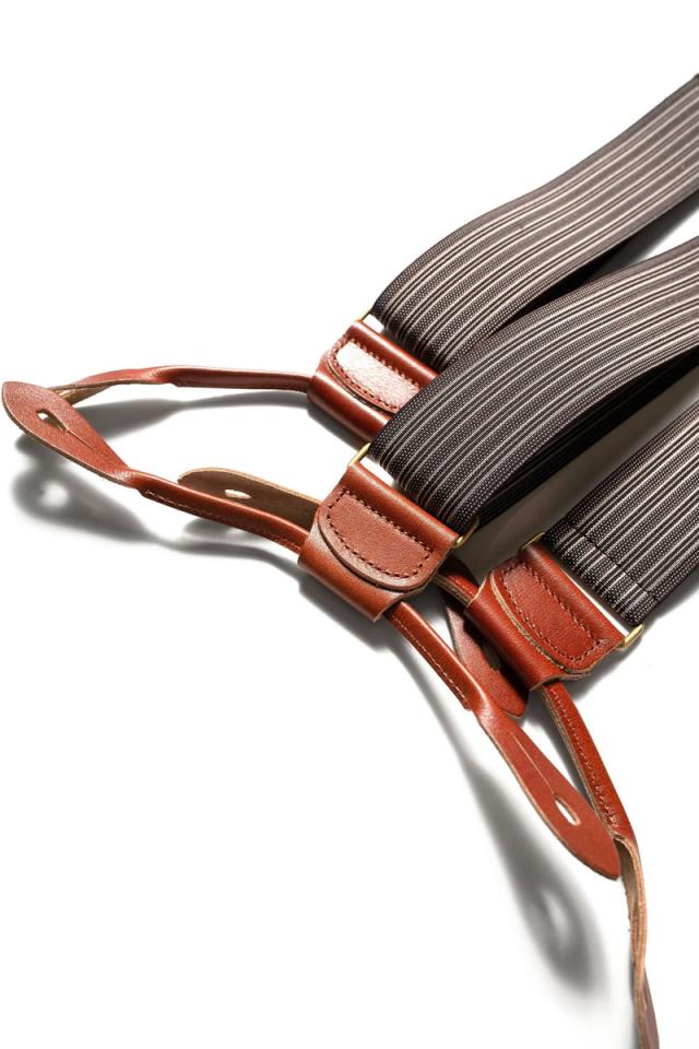 サスペンダー ストライプ ビッグジョン BIG JOHN ORIGINAL SUSPENDERS