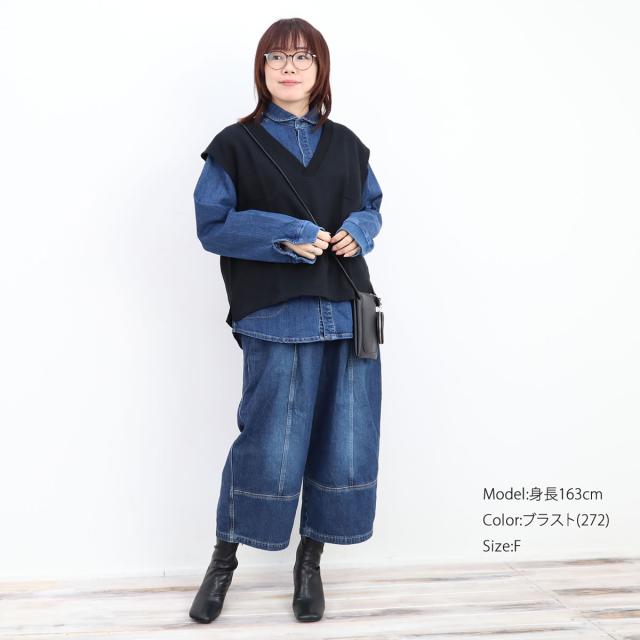 ブロカント トヌーパンツ ソフトデニム Brocante ( 33-362d ) ユーズド