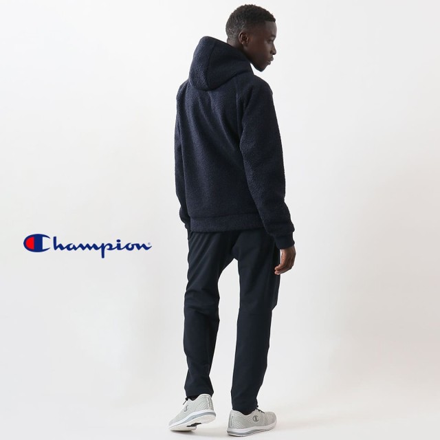 チャンピオン アウター champion 長袖 ボンディングボアフリースフード ...