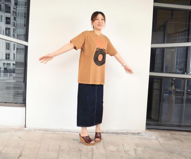 大人のためのペンシルデニムスカート 】ドミンゴ スカート ワン