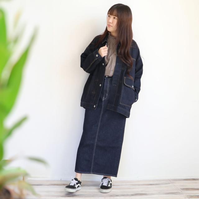 大人のためのペンシルデニムスカート 】ドミンゴ スカート ワン