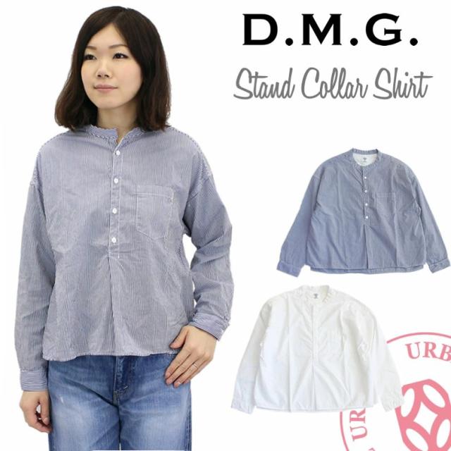 D.M.G. タイプライターチェック キーネックシャツ 2 日本製 楽天市場 