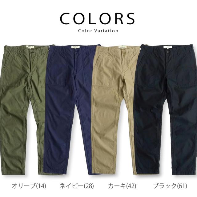 【 日本製 】FOB FACTORY ベイカーパンツ ベーカーパンツ メンズ ワイドパンツ ファティーグパンツ おしゃれ かっこいい 綿100％ F0431 ミリタリーパンツ ワークパンツ 国産 ストレート 岡山ブランド ヴィンテージ風 ゆったり 履きやすい 上質 FOBファクトリー アーベン_11