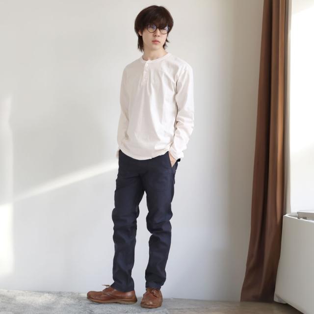 【 日本製 】FOB FACTORY ベイカーパンツ ベーカーパンツ メンズ ワイドパンツ ファティーグパンツ おしゃれ かっこいい 綿100％ F0431 ミリタリーパンツ ワークパンツ 国産 ストレート 岡山ブランド ヴィンテージ風 ゆったり 履きやすい 上質 FOBファクトリー アーベン_2