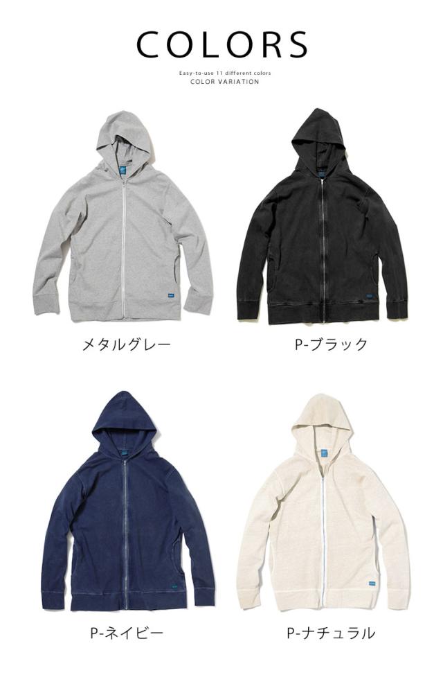 パーカー グッドオン GOOD ON 長袖 ピグメントダイ ロングスリーブ