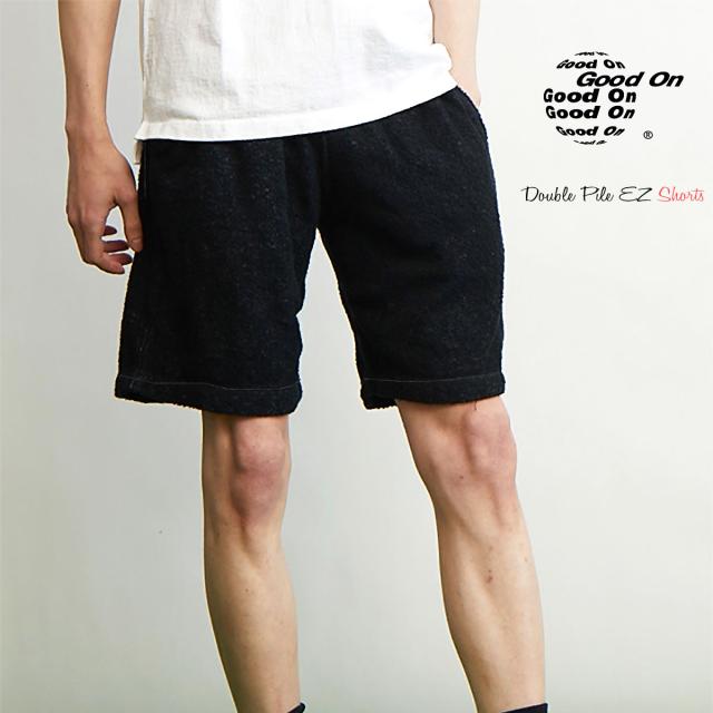 グッドオン メンズ パイル ピグメントダイ ダブルパイルイージーショートパンツ GOOD ON  ( gopt1405p ) レディース コットン アメカジ 後染め 涼しい ワークパンツ スポーツ ワンマイルウェア リラックス ルームウェア ショーツ タオル地 おしゃれ アーベン 2025年 グッドオン メンズ パイル ピグメントダイ ダブルパイルイージー