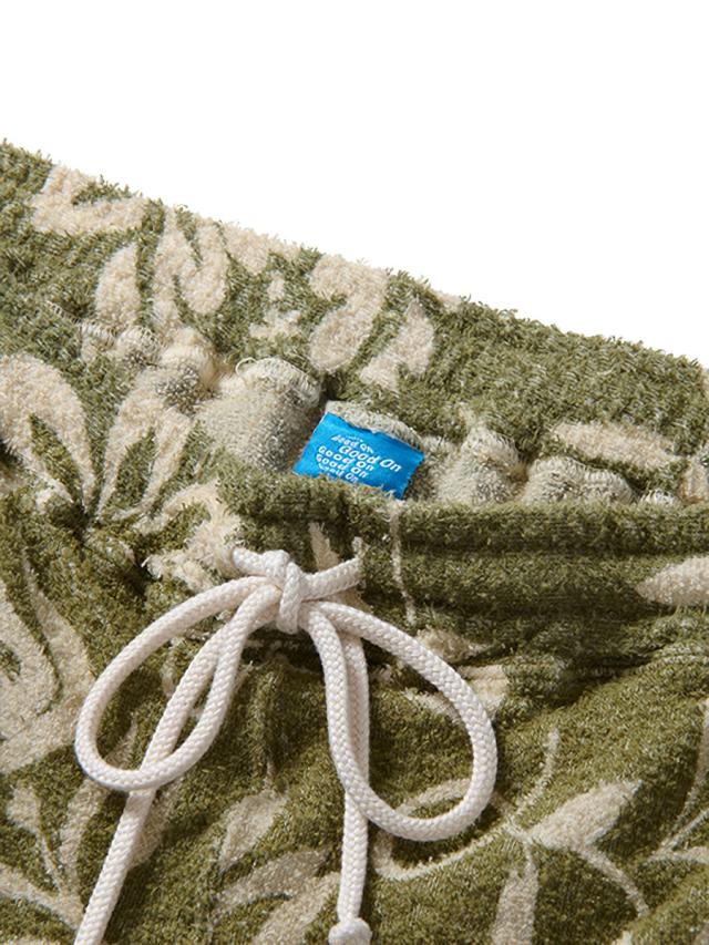 ショートパンツ GOOD ON グッドオン レトロフラワーダブルパイル