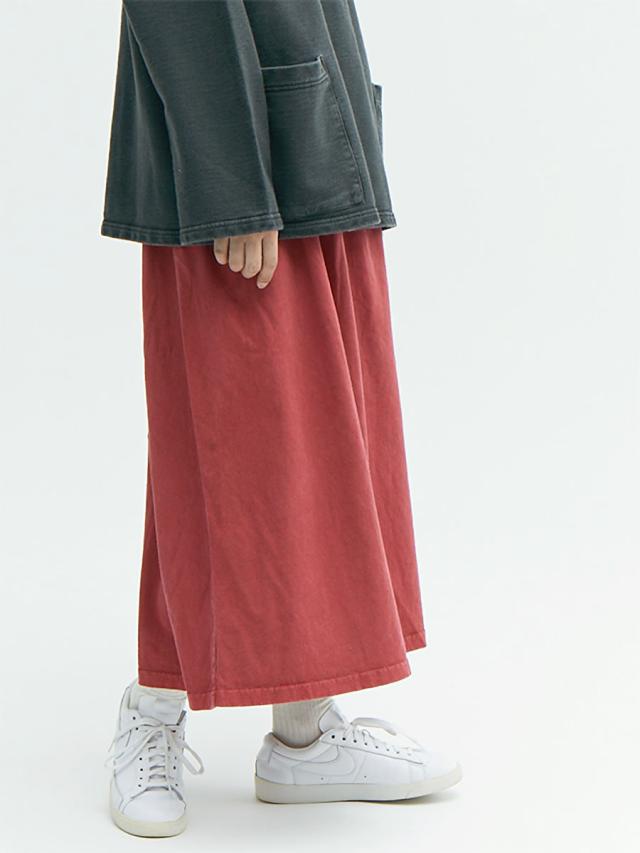【 WOMENS 】スカート GOOD ON グッドオン ギャザーT-マキシスカート ( GOSK2201 ) セットインポケット付き Tシャツ生地 ウエストゴム マキシ丈スカート レディース ウィメンズ ロング丈 マキシ丈 ベーシック シンプル おしゃれ アーベン 普段使い_10