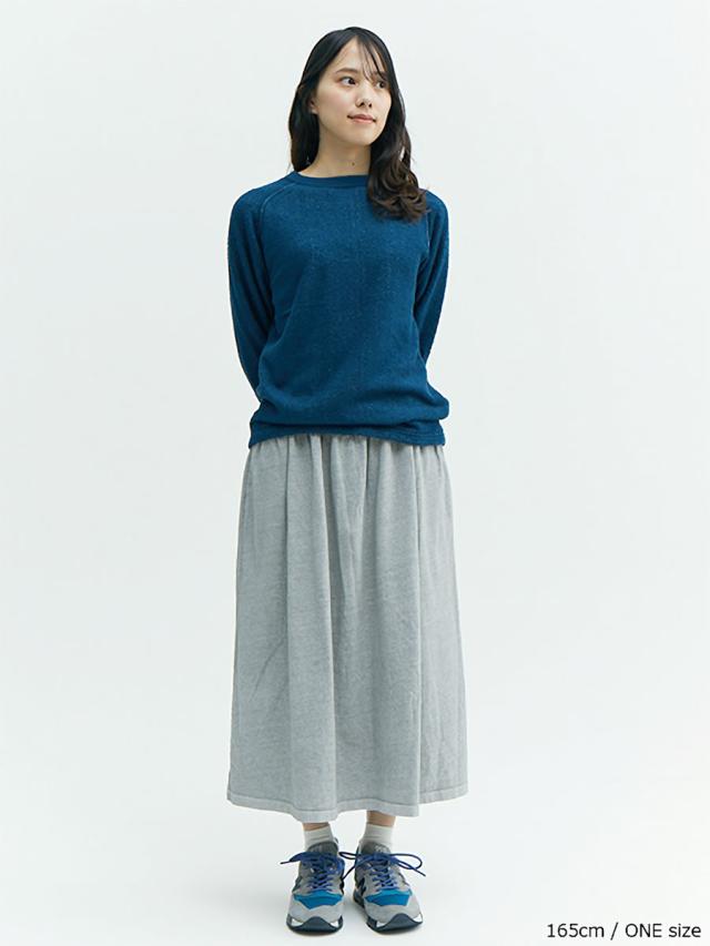 【 WOMENS 】スカート GOOD ON グッドオン ギャザーT-マキシスカート ( GOSK2201 ) セットインポケット付き Tシャツ生地 ウエストゴム マキシ丈スカート レディース ウィメンズ ロング丈 マキシ丈 ベーシック シンプル おしゃれ アーベン 普段使い_12