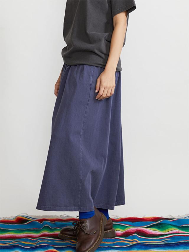 【 WOMENS 】スカート GOOD ON グッドオン ギャザーT-マキシスカート ( GOSK2201 ) セットインポケット付き Tシャツ生地 ウエストゴム マキシ丈スカート レディース ウィメンズ ロング丈 マキシ丈 ベーシック シンプル おしゃれ アーベン 普段使い_4