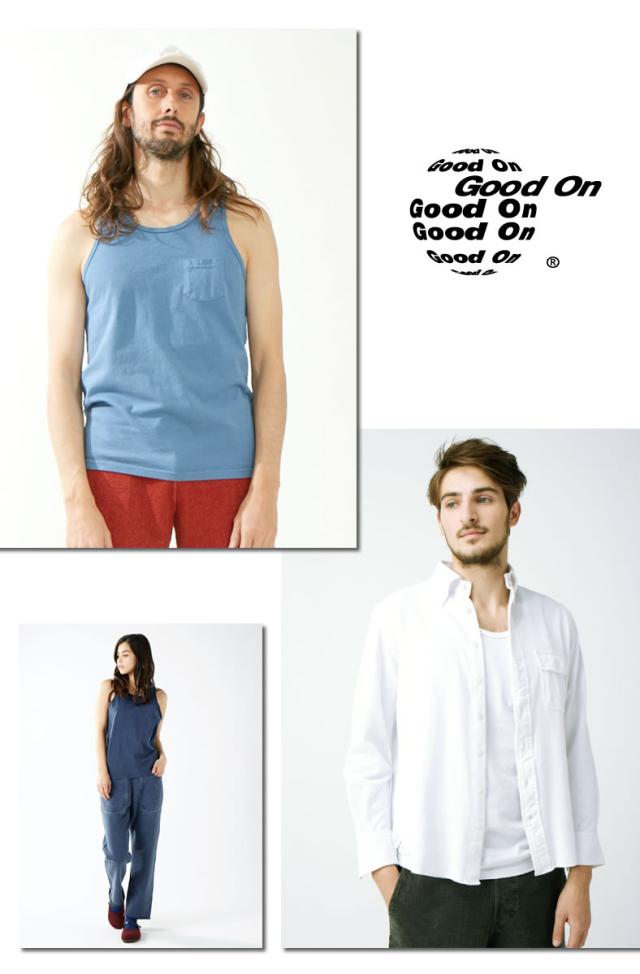 定番Tシャツシリーズ 】ポケットタンクトップ GOOD ON