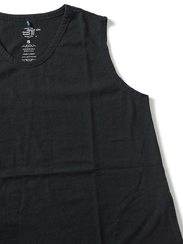 【 WOMENS 】ワンピースドレス GOOD ON グッドオン テントT-ドレス Tシャツ カットソー ( GOOP1905 ) Aライン ノースリーブ ポケット付き ワンピース ピグメント染め レディース ウィメンズ カジュアル アメカジ ベーシック シンプル おしゃれ アーベン 普段使い