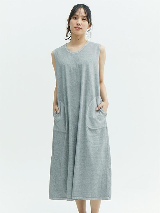 【 WOMENS 】ワンピースドレス GOOD ON グッドオン テントT-ドレス Tシャツ カットソー ( GOOP1905 ) Aライン ノースリーブ ポケット付き ワンピース ピグメント染め レディース ウィメンズ カジュアル アメカジ ベーシック シンプル おしゃれ アーベン 普段使い
