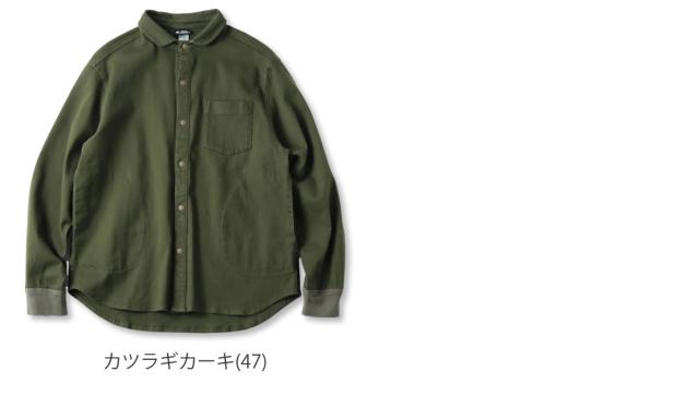 ジムマスター ジャケット Gym Master 10oz ストレッチデニム ＆ カツラギシャツジャケット リブ シャツジャケット アウター ( G221718 ) スナップボタンシャツ デニムシャツ レディース メンズ gymmaster アウトドア おしゃれ アーベン 2026年 春夏スタイル_19
