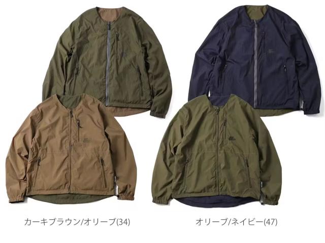 ジャケット ジムマスター リバーシブル Gym Master アウター RVナイロンウィンドブレイク ノーカラー ジャケット ( g918634 ) アウトドア 男女兼用 レディース メンズ gymmaster ウィンドブレーカー ナイロンジャケット 軽アウター ライトアウター アーベン 春夏スタイル_13