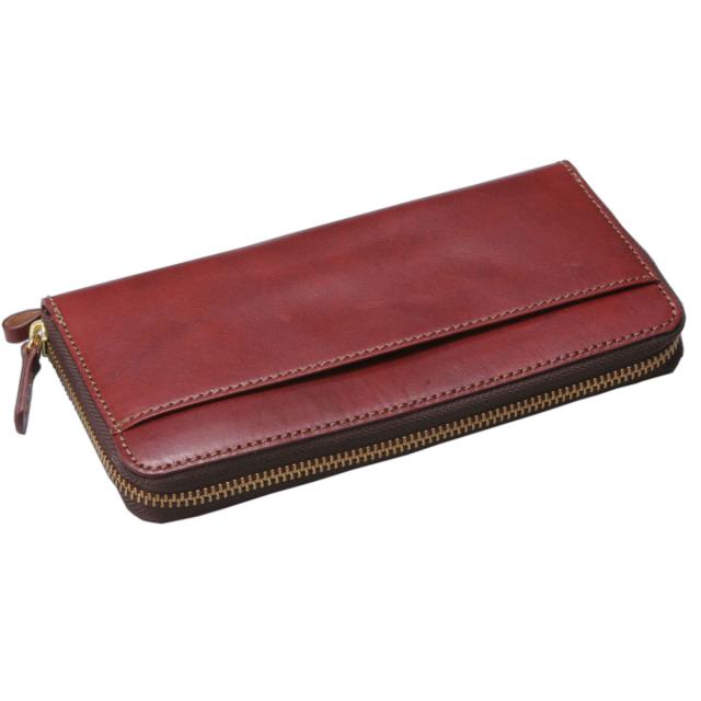 ホークカンパニー 財布 Hawk Company イタリアン レザー ジップ ロング