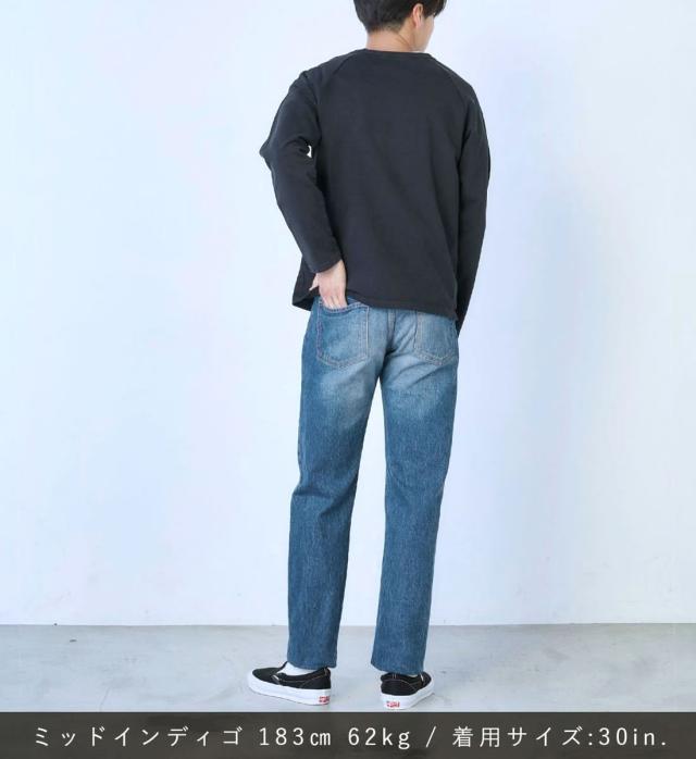 ジャパンブルージーンズ アメリカ綿 エイジングウォッシュ セルヴィッチ CIRCLE サークル クラシックストレート ジーンズ ハードデニム 14.8oz JAPAN BLUE JEANS ( J401 ) メンズ カーブベルト ジッパーフライ メンズ デニムパンツ アーベン 赤耳 セルビッチ