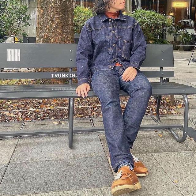 1st型 Gジャン ジャパンブルージーンズ アメリカ綿セルヴィッチ クラシックデニムジャケット ファーストタイプ Jacket JAPAN BLUE JEANS (JBGJ1003) 14.8oz 赤耳 セルヴィッチメンズ カジュアル 送料無料 アウター アーベン 普段使い 実用的 2025年