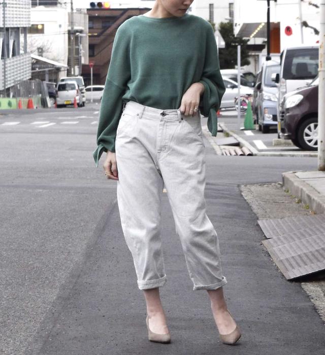 レディース1番の人気を誇るジーンズ】クロップドジーンズ ジョンブル