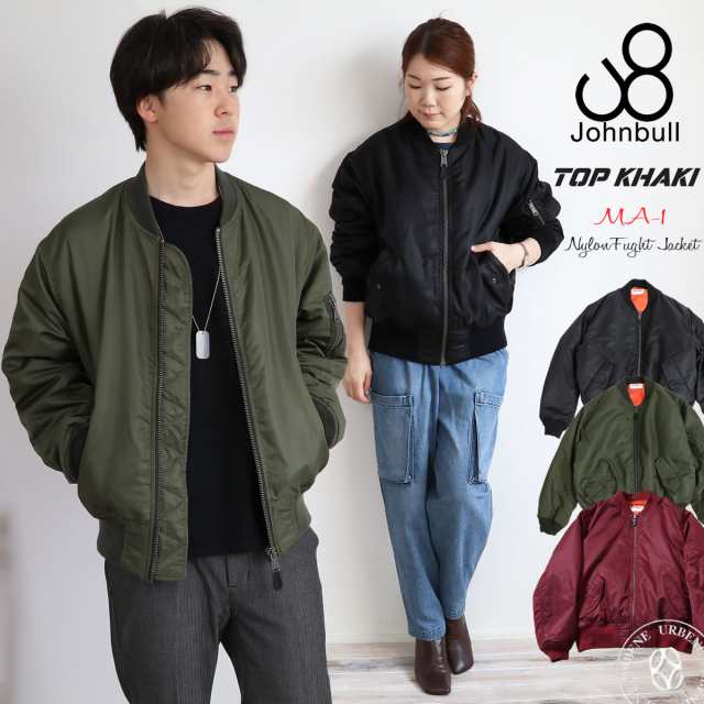 TOP KHAKI ジョンブル MA-1ナイロンフライトジャケット Johnbull