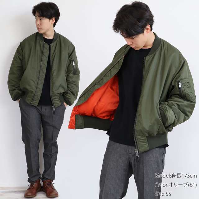 TOP KHAKI ジョンブル MA-1ナイロンフライトジャケット Johnbull