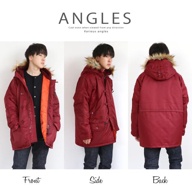 アウター TOP KHAKI ジョンブル ナイロンツイル N-3B フライト